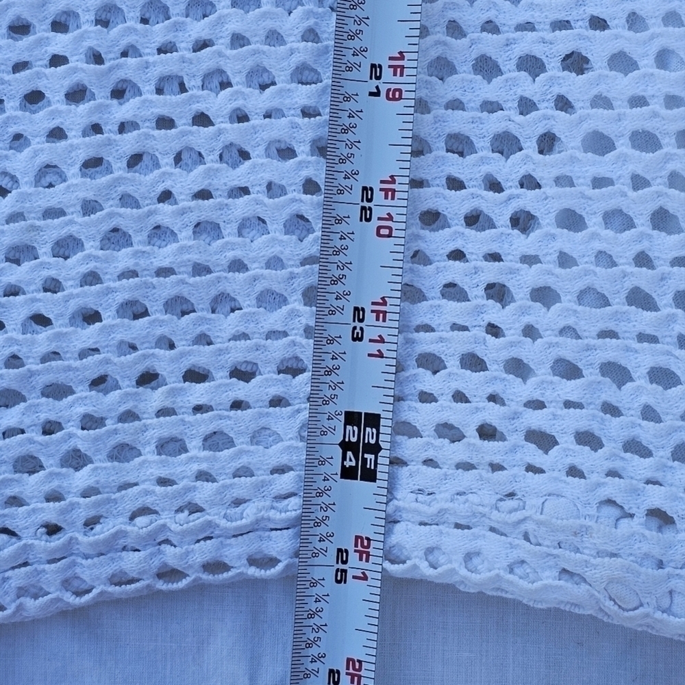 Baja blue crochet white jacket with hood size - Picture 6 of 10